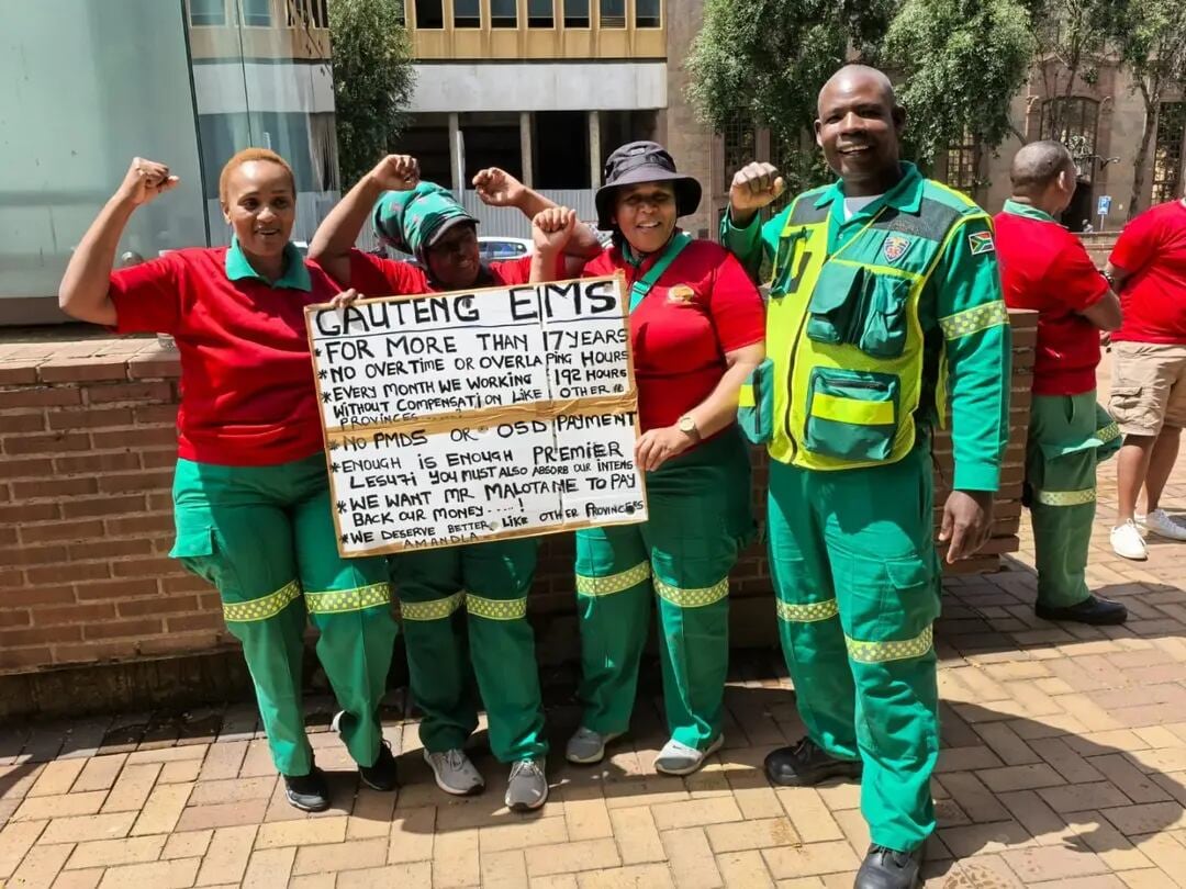 Gauteng Ambulance Workers Say They Are Punished for Not Working Unpaid Overtime